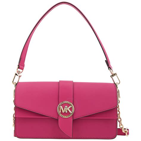 wild berry michael kors wallet|Greenwich Medium Saffiano Leather Shoulder Bag .